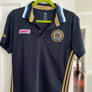 Philly union soccer shirt Medium Navy